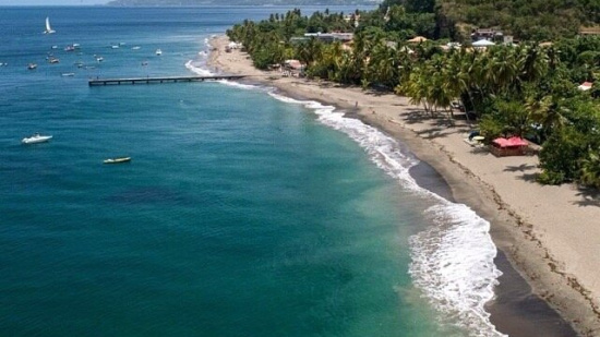 plage du carbet sable